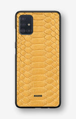 Samsung Galaxy A51 Hard Case – Yellow Snake - View 1