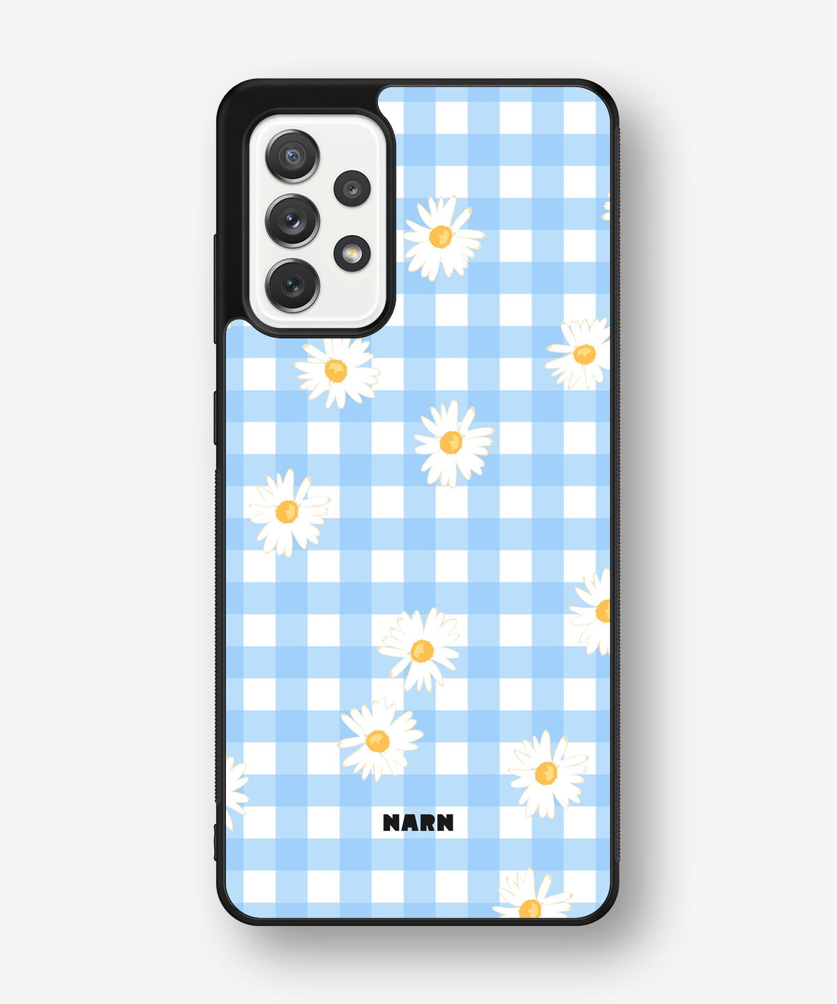 Samsung Galaxy A52 / A52s 5G Hard Case – Blue Daisies - View 1