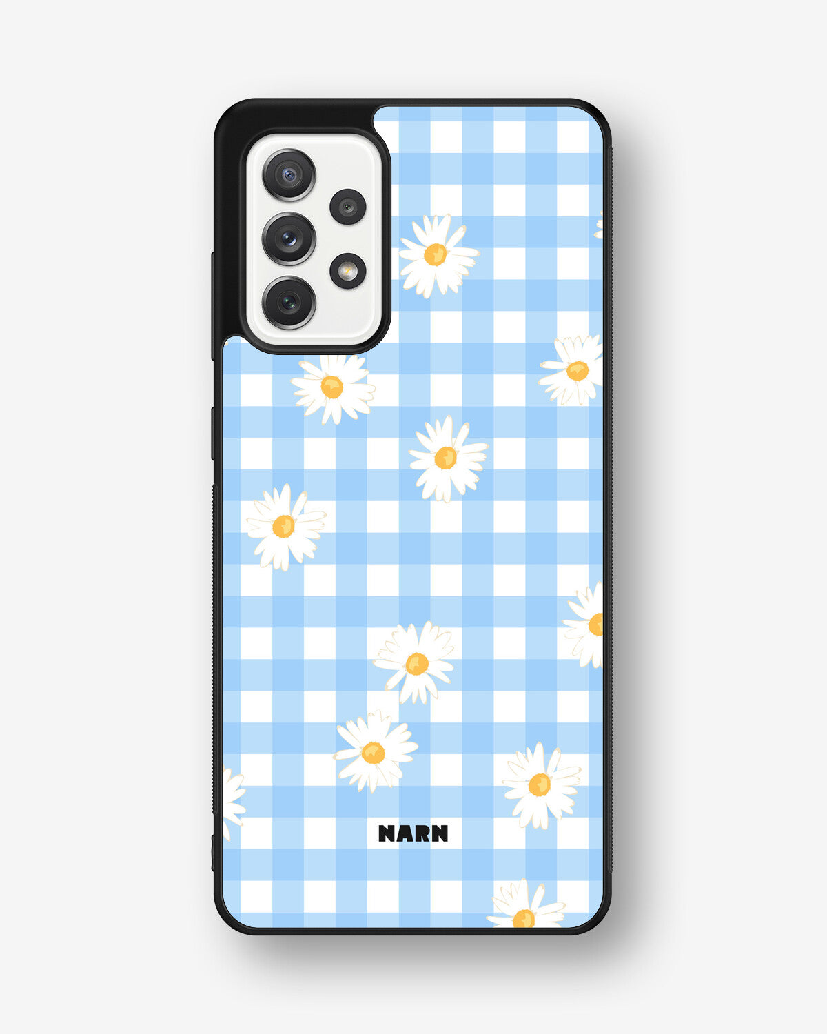 Samsung Galaxy A52 / A52s 5G Hard Case – Blue Daisies - View 1