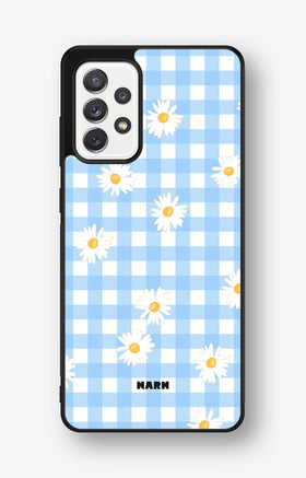 Samsung Galaxy A52 / A52s 5G Hard Case – Blue Daisies - View 1