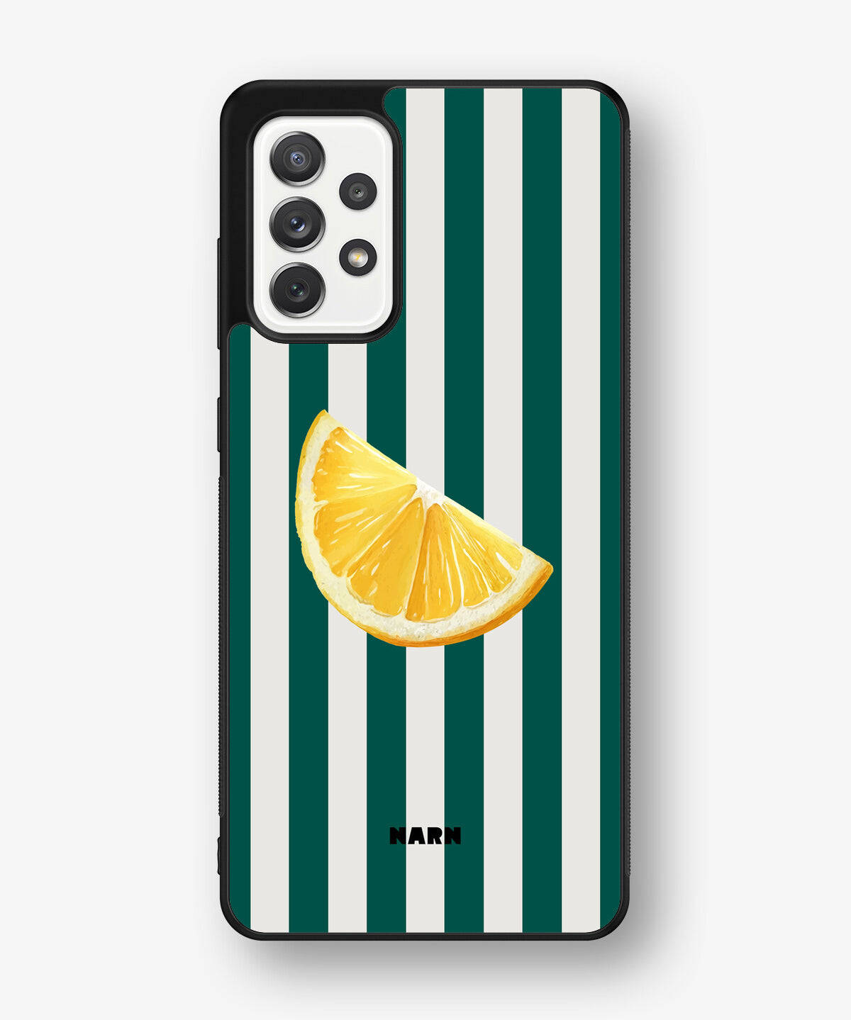 Samsung Galaxy A52 / A52s 5G Hard Case – Lemon Stripes - View 1