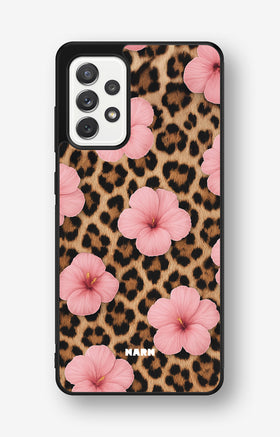 Samsung Galaxy A52 / A52s 5G Hard Case – Leopard Flower - View 1