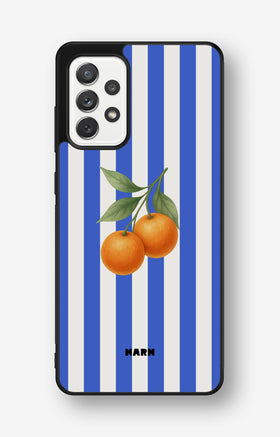 Samsung Galaxy A52 / A52s 5G Hard Case – Orange Stripes - View 1