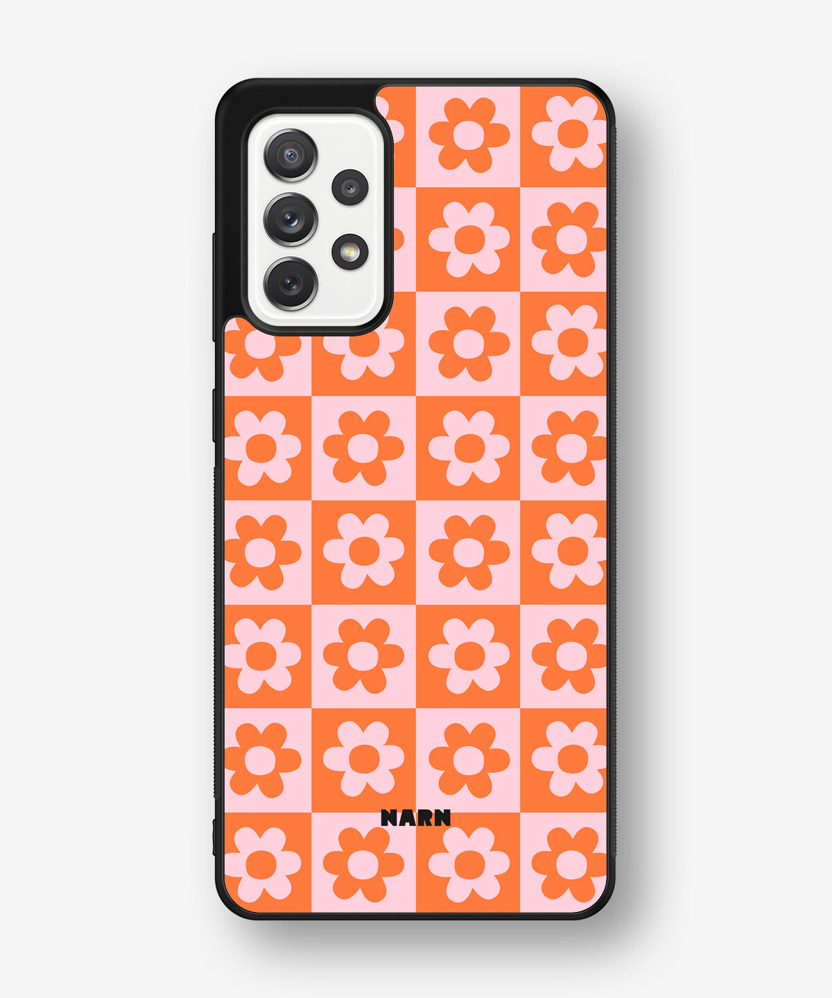 Samsung Galaxy A52 / A52s 5G Hard Case – Peach Petals - View 1