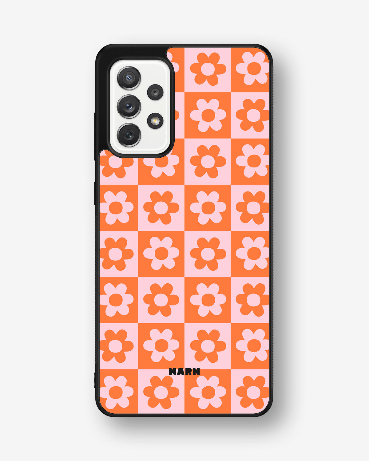 Samsung Galaxy A52 / A52s 5G Hard Case – Peach Petals - View 1