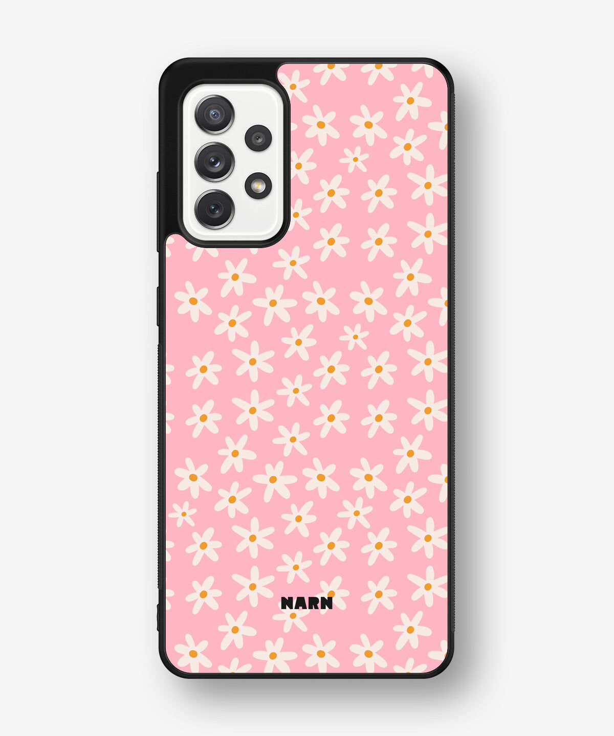 Samsung Galaxy A52 / A52s 5G Hard Case – Pink Daisy - View 1