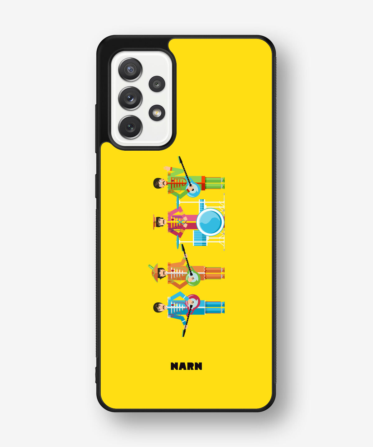 Samsung Galaxy A52 / A52s 5G Hard Case – Beatles Yellow - View 1
