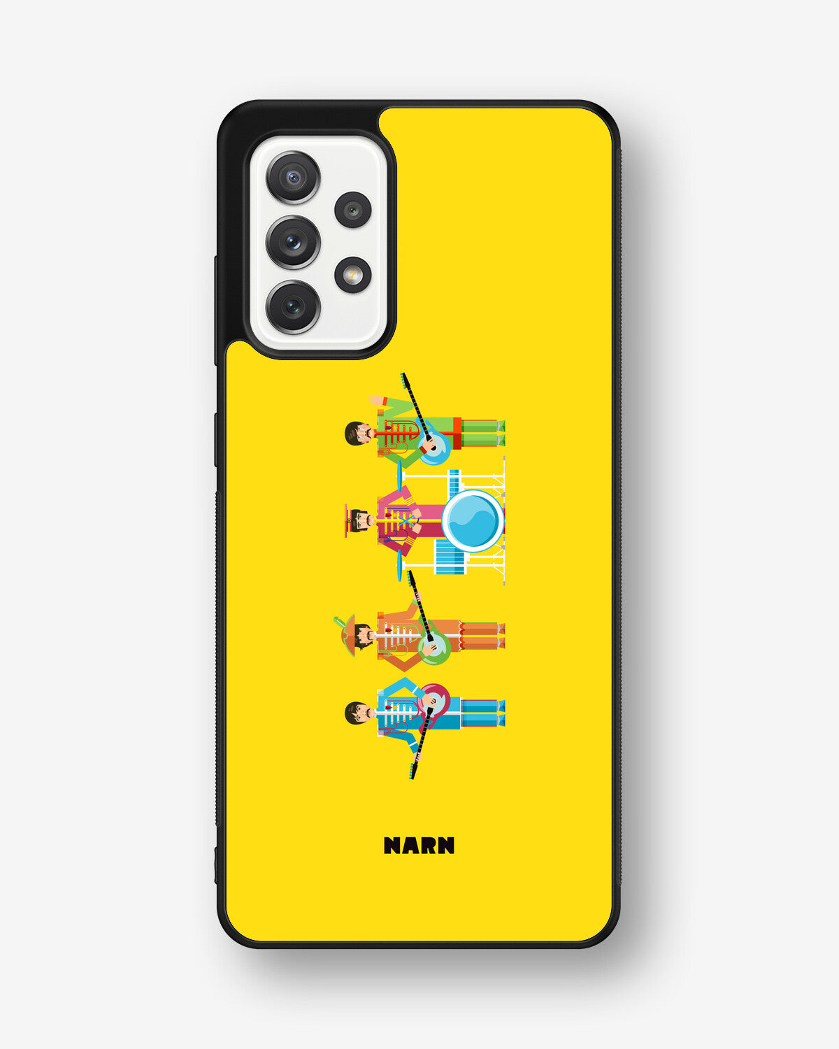 Samsung Galaxy A52 / A52s 5G Hard Case – Beatles Yellow - View 1
