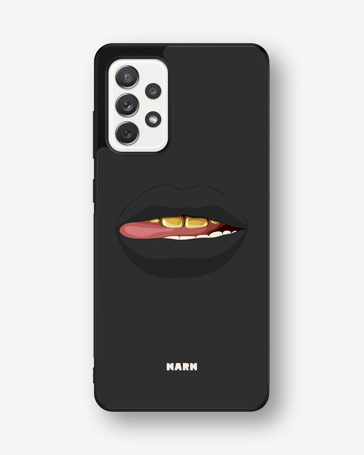 Samsung Galaxy A52 / A52s 5G Hard Case – Golden Lips - View 1