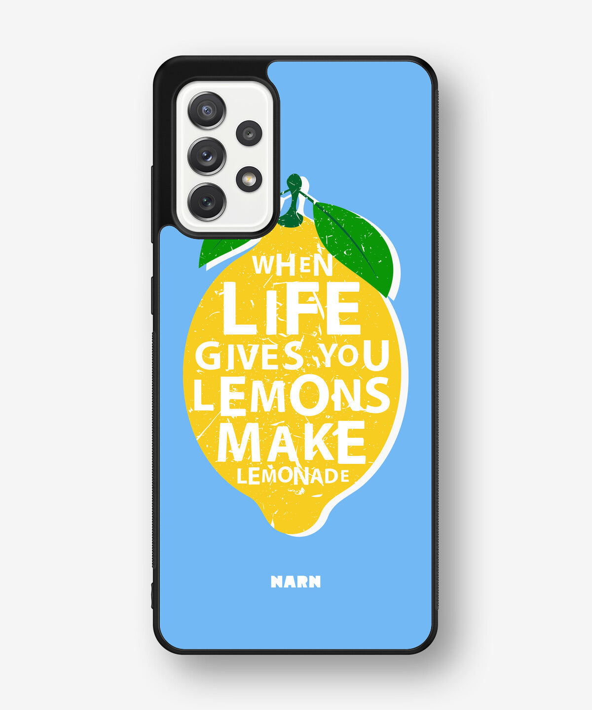 Samsung Galaxy A52 / A52s 5G Hard Case – Lemon Quote - View 1