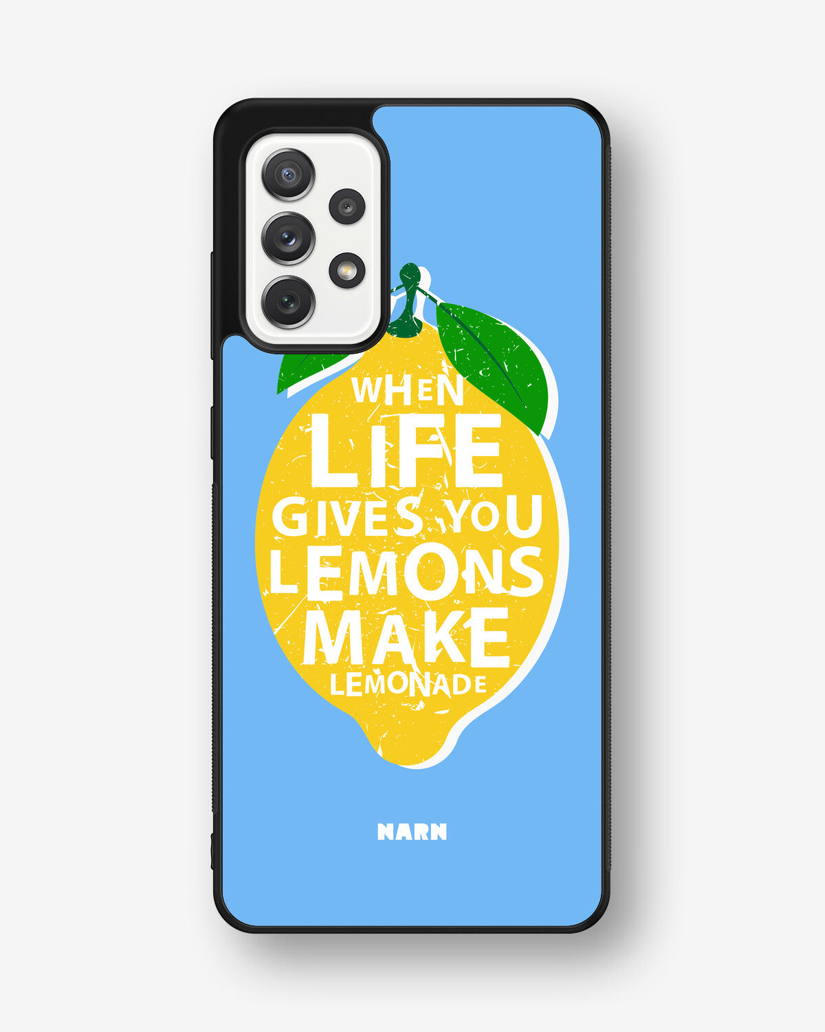 Samsung Galaxy A52 / A52s 5G Hard Case – Lemon Quote - View 1