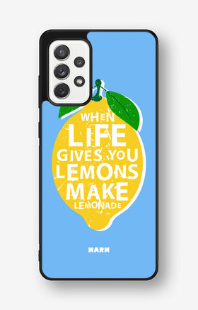 Samsung Galaxy A52 / A52s 5G Hard Case – Lemon Quote - View 1