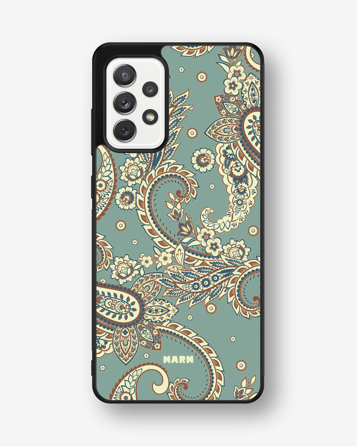 Samsung Galaxy A52 / A52s 5G Hard Case – Paisley Green - View 1