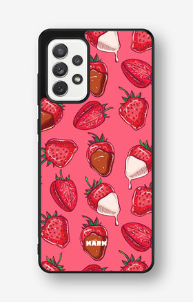 Samsung Galaxy A52 / A52s 5G Hard Case – Strawberry Chocolate - View 1