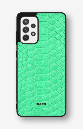 Samsung Galaxy A52 / A52s 5G Hard Case – Turquoise Snake - View 1