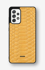 Samsung Galaxy A52 / A52s 5G Hard Case – Yellow Snake - View 1