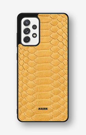 Samsung Galaxy A52 / A52s 5G Hard Case – Yellow Snake - View 1