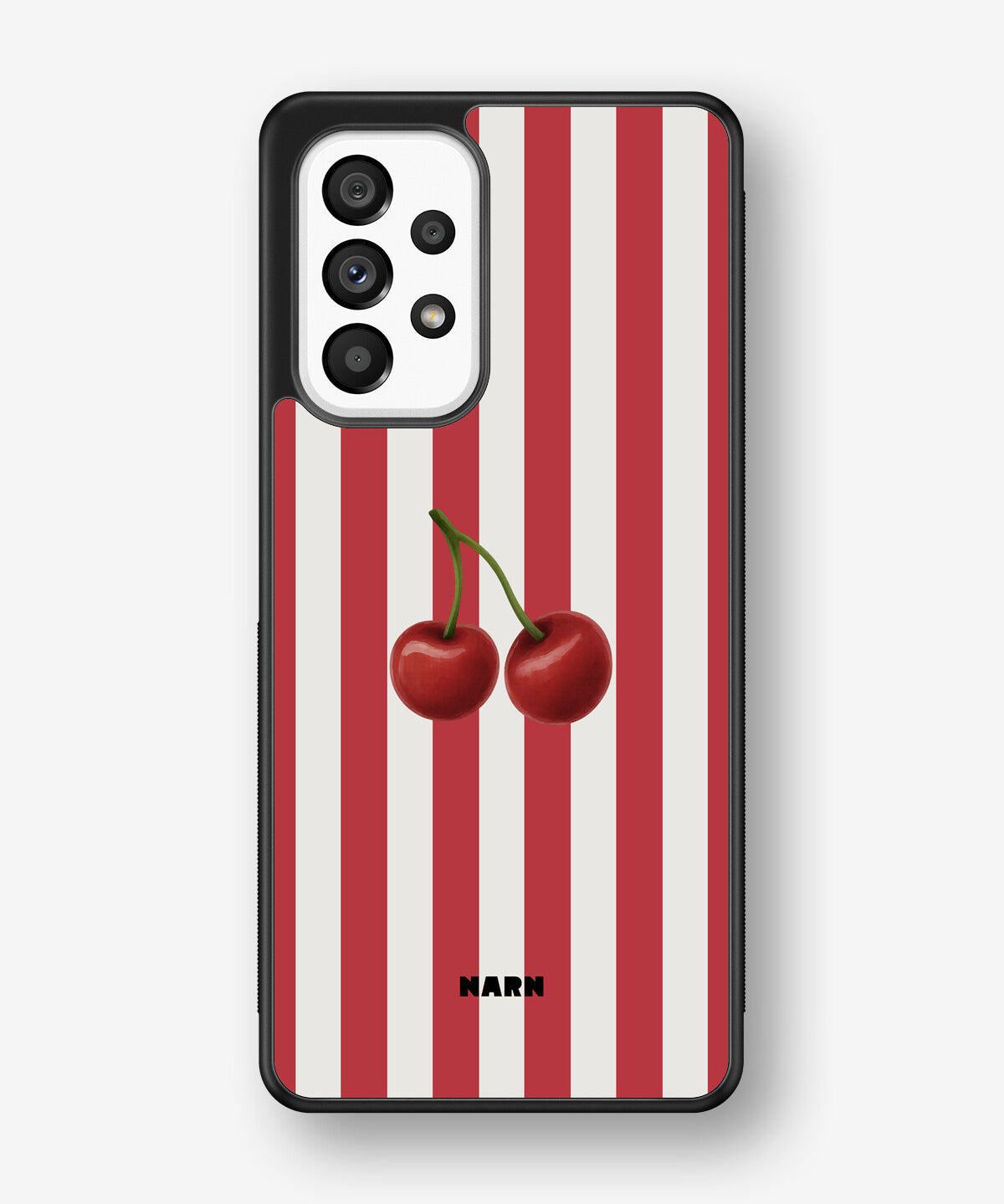 Samsung Galaxy A53 5G Hard Case – Cherry Stripes - View 1