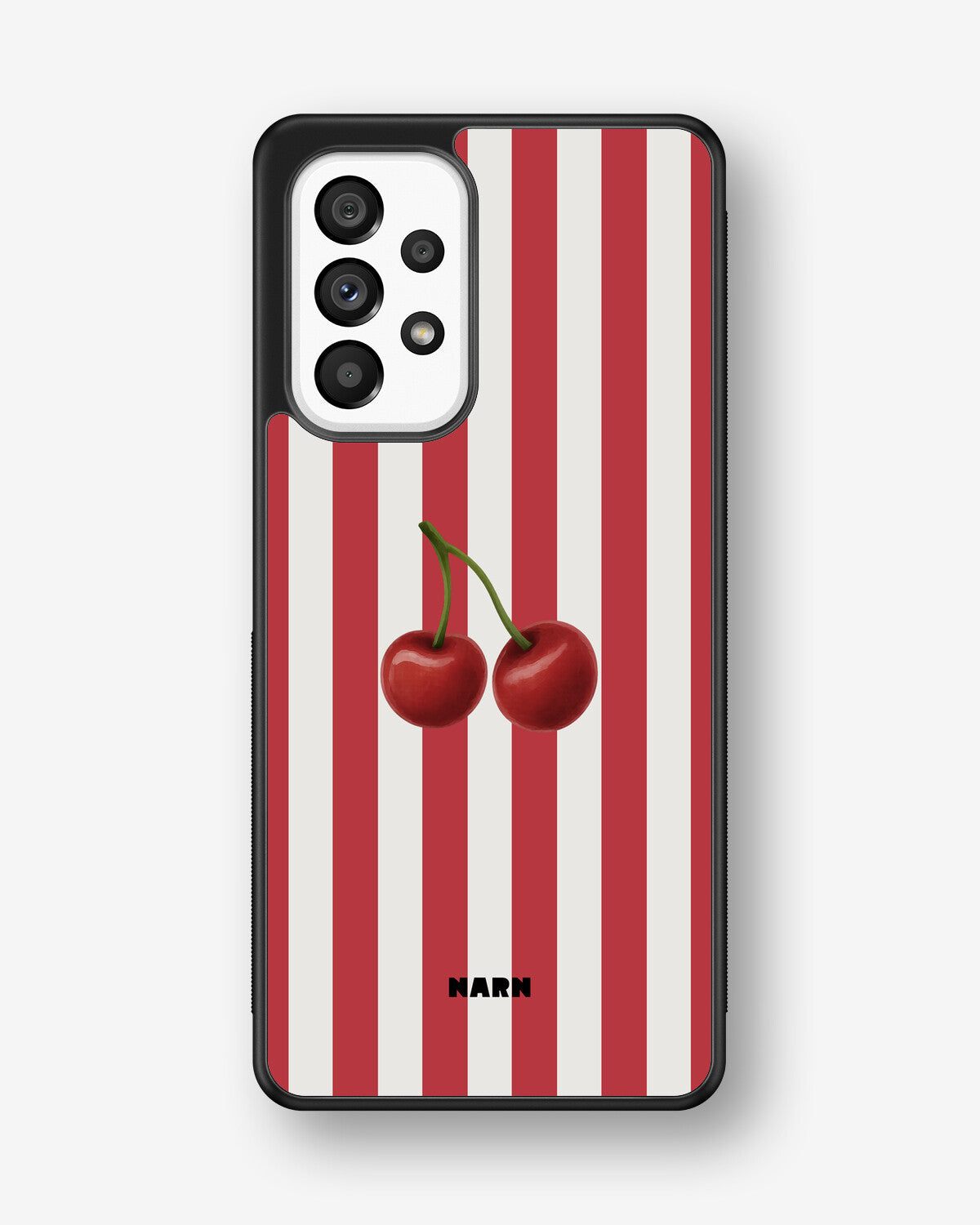 Samsung Galaxy A53 5G Hard Case – Cherry Stripes - View 1
