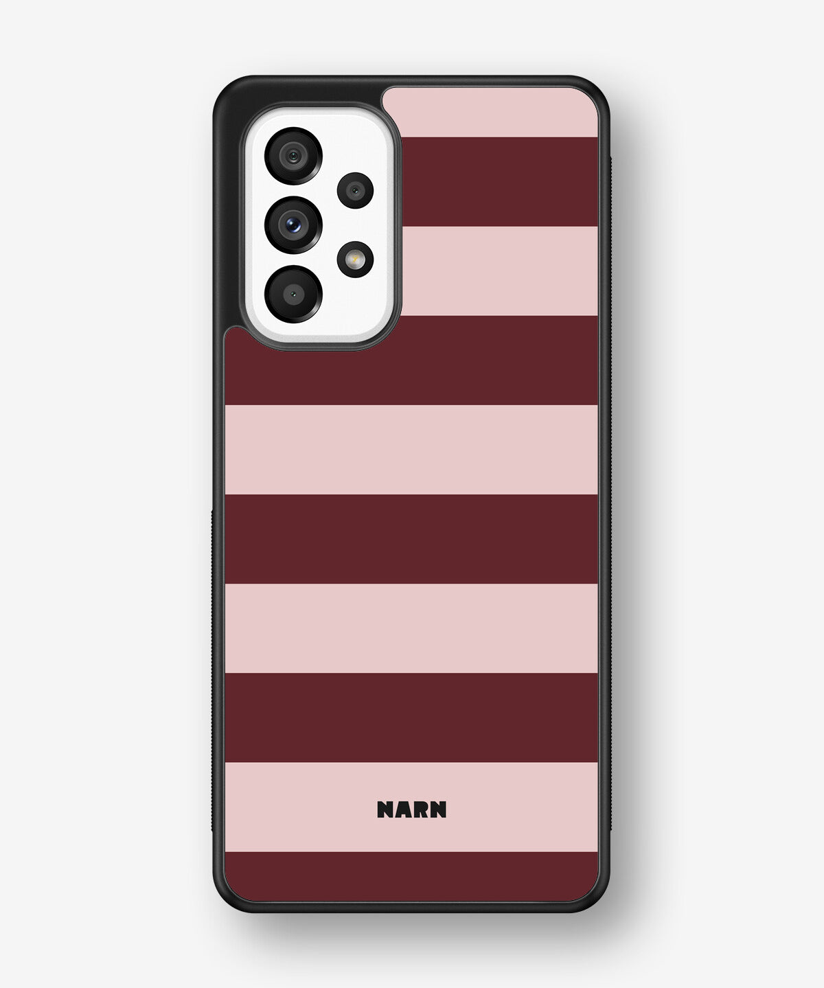 Samsung Galaxy A53 5G Hard Case – Cranberry Stripe - View 1