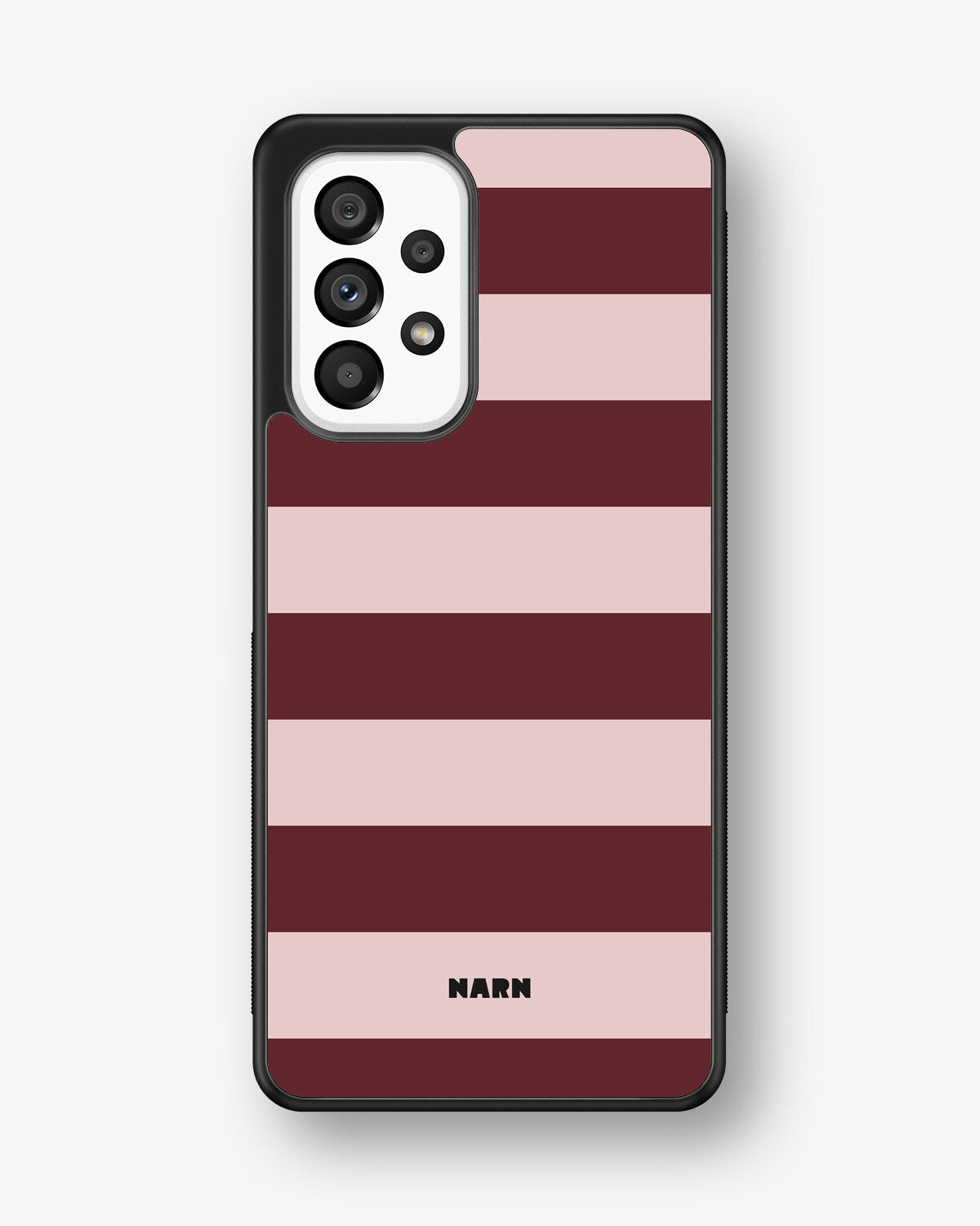 Samsung Galaxy A53 5G Hard Case – Cranberry Stripe - View 1