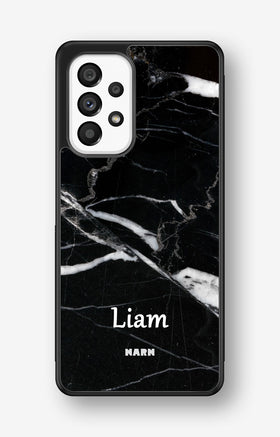 Samsung Galaxy A53 5G Hard Case – Custom - Black Marble - View 1