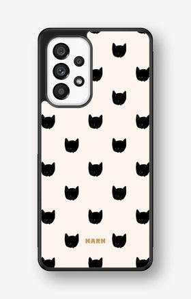 Samsung Galaxy A53 5G Hard Case – Kitty Dots - View 1