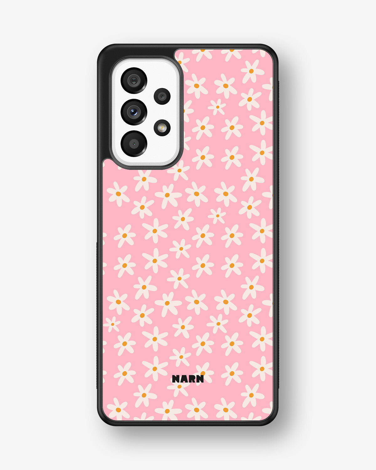 Samsung Galaxy A53 5G Hard Case – Pink Daisy - View 1