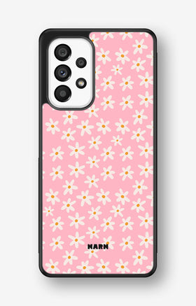 Samsung Galaxy A53 5G Hard Case – Pink Daisy - View 1
