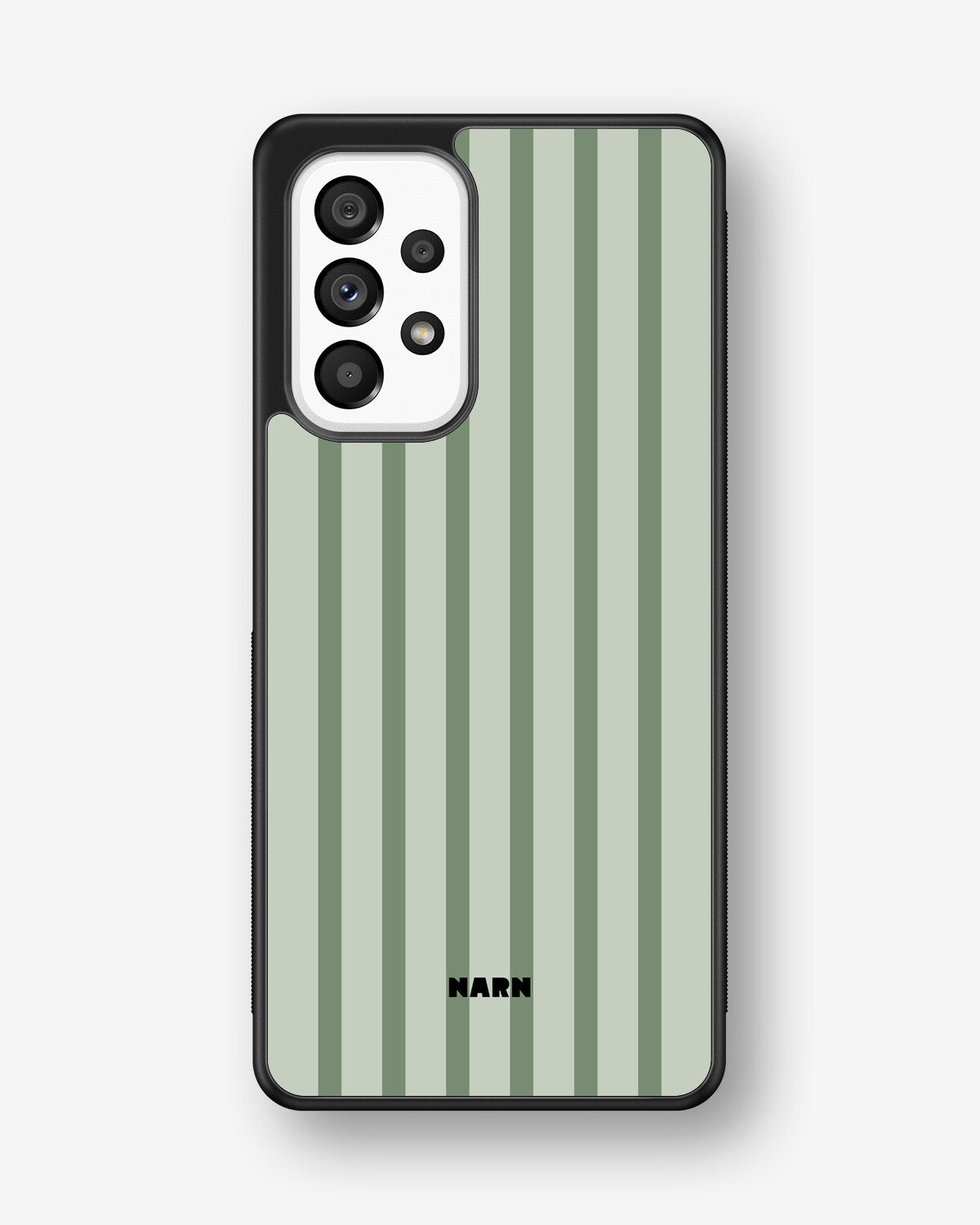 Samsung Galaxy A53 5G Hard Case – Sage Stripes - View 1
