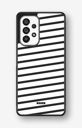 Samsung Galaxy A53 5G Hard Case – Black Stripes - View 1