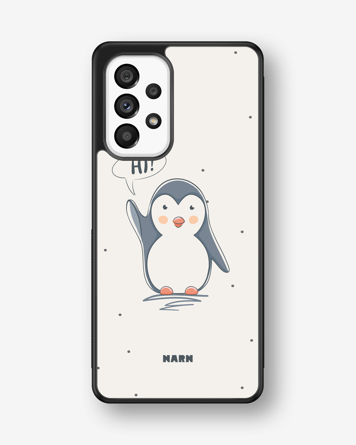 Samsung Galaxy A53 5G Hard Case – Cute Penguin - View 1