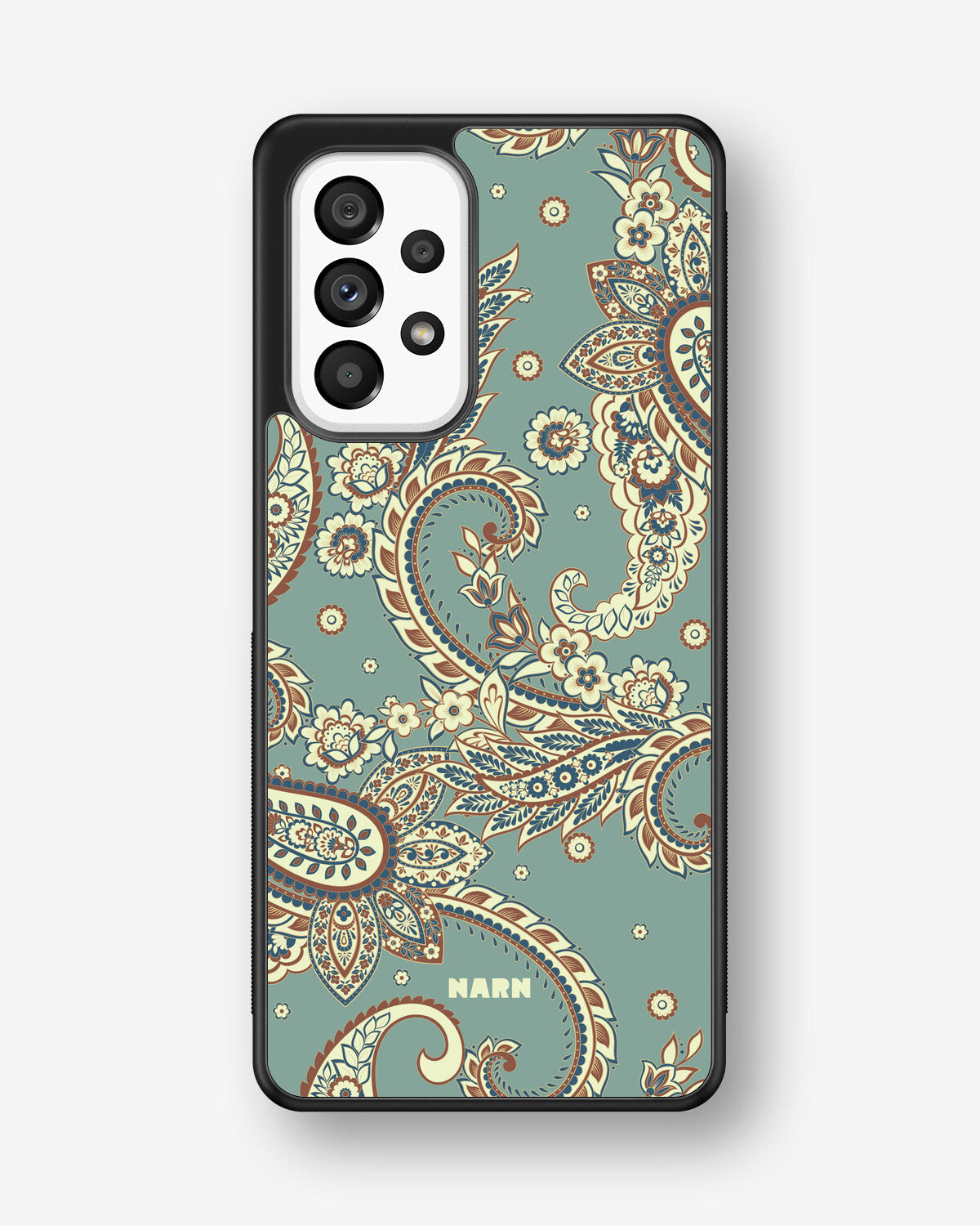 Samsung Galaxy A53 5G Hard Case – Paisley Green - View 1