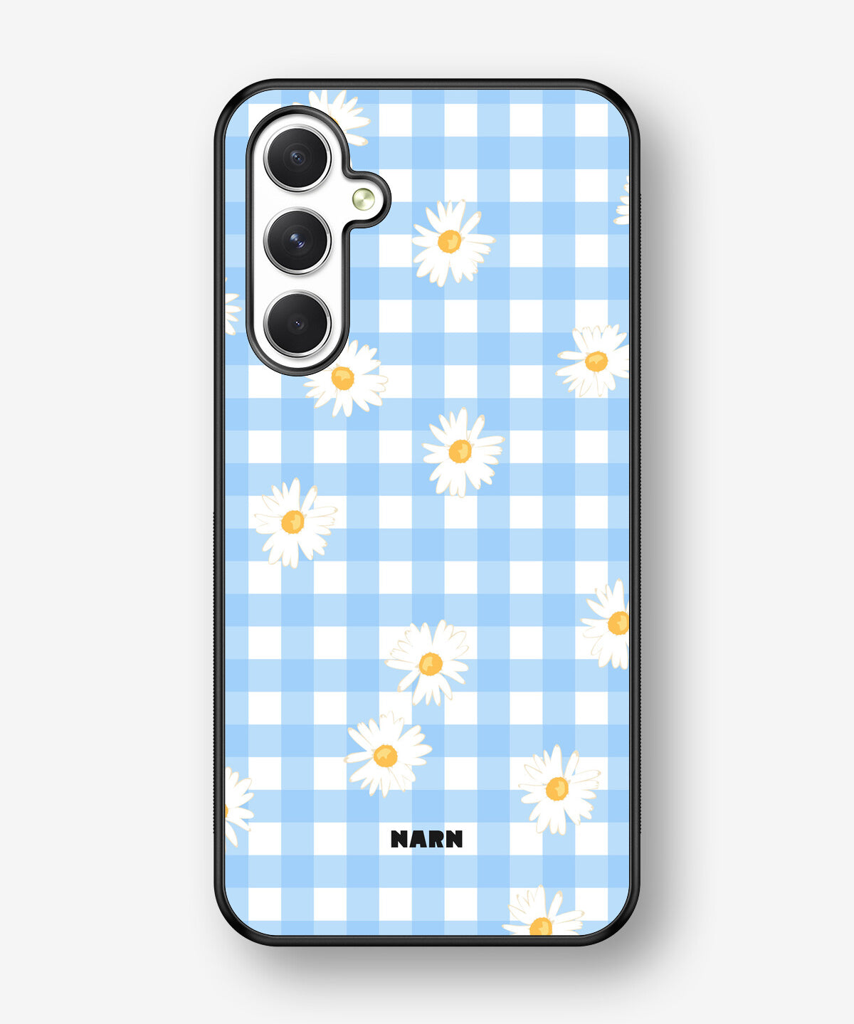 Samsung Galaxy A54 5G Hard Case – Blue Daisies - View 1