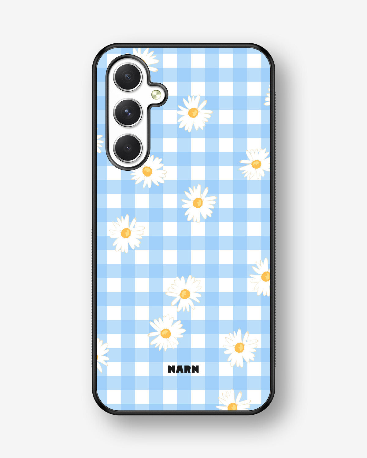 Samsung Galaxy A54 5G Hard Case – Blue Daisies - View 1