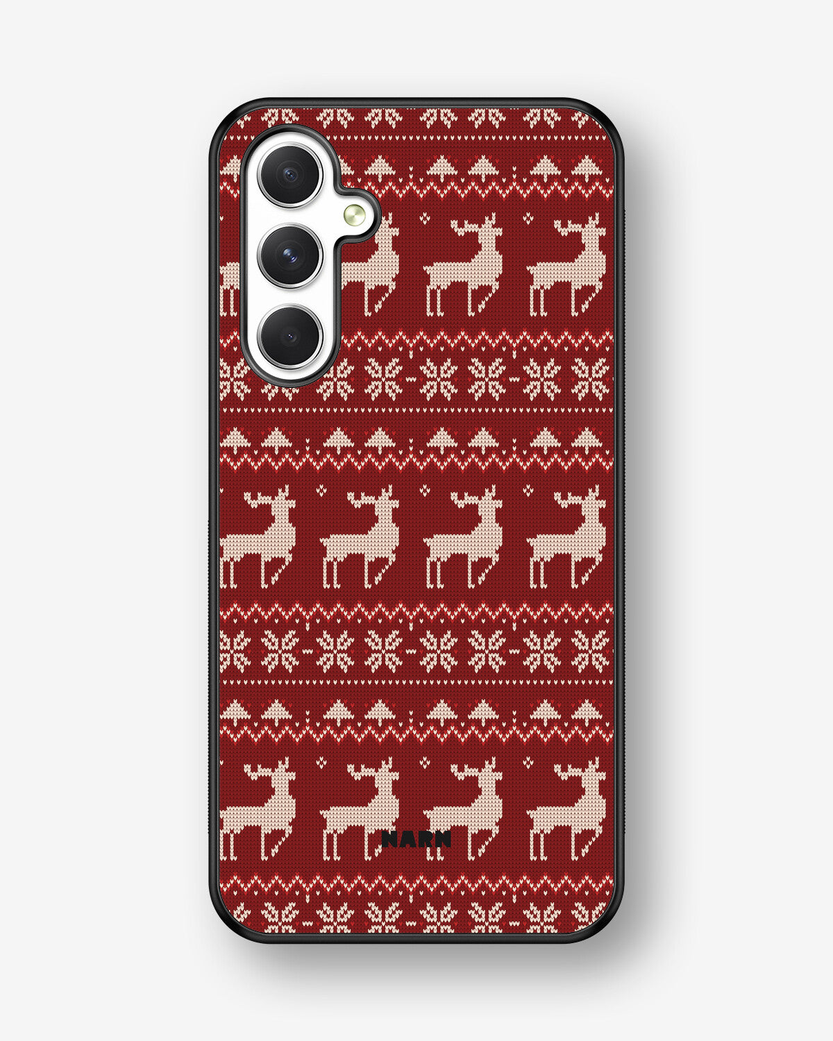 Samsung Galaxy A54 5G Hard Case – Reindeer Knit - View 1