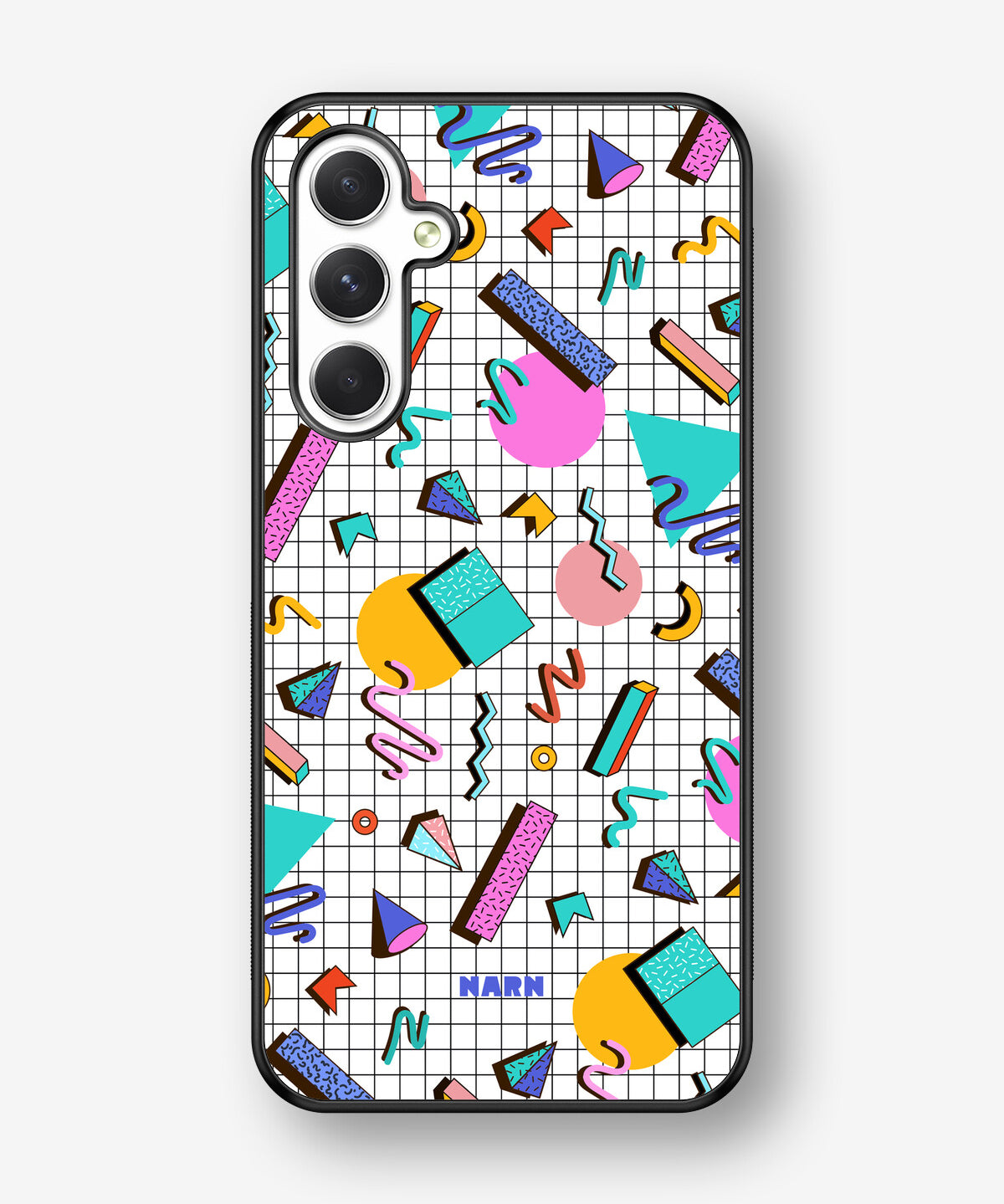 Samsung Galaxy A54 5G Hard Case – 80s Memphis - View 1