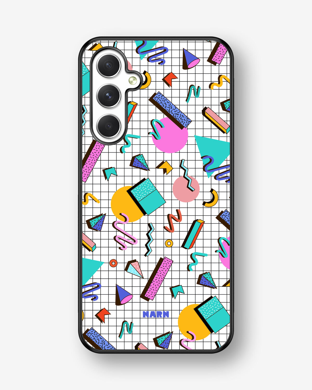 Samsung Galaxy A54 5G Hard Case – 80s Memphis - View 1