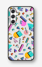 Samsung Galaxy A54 5G Hard Case – 80s Memphis - View 1
