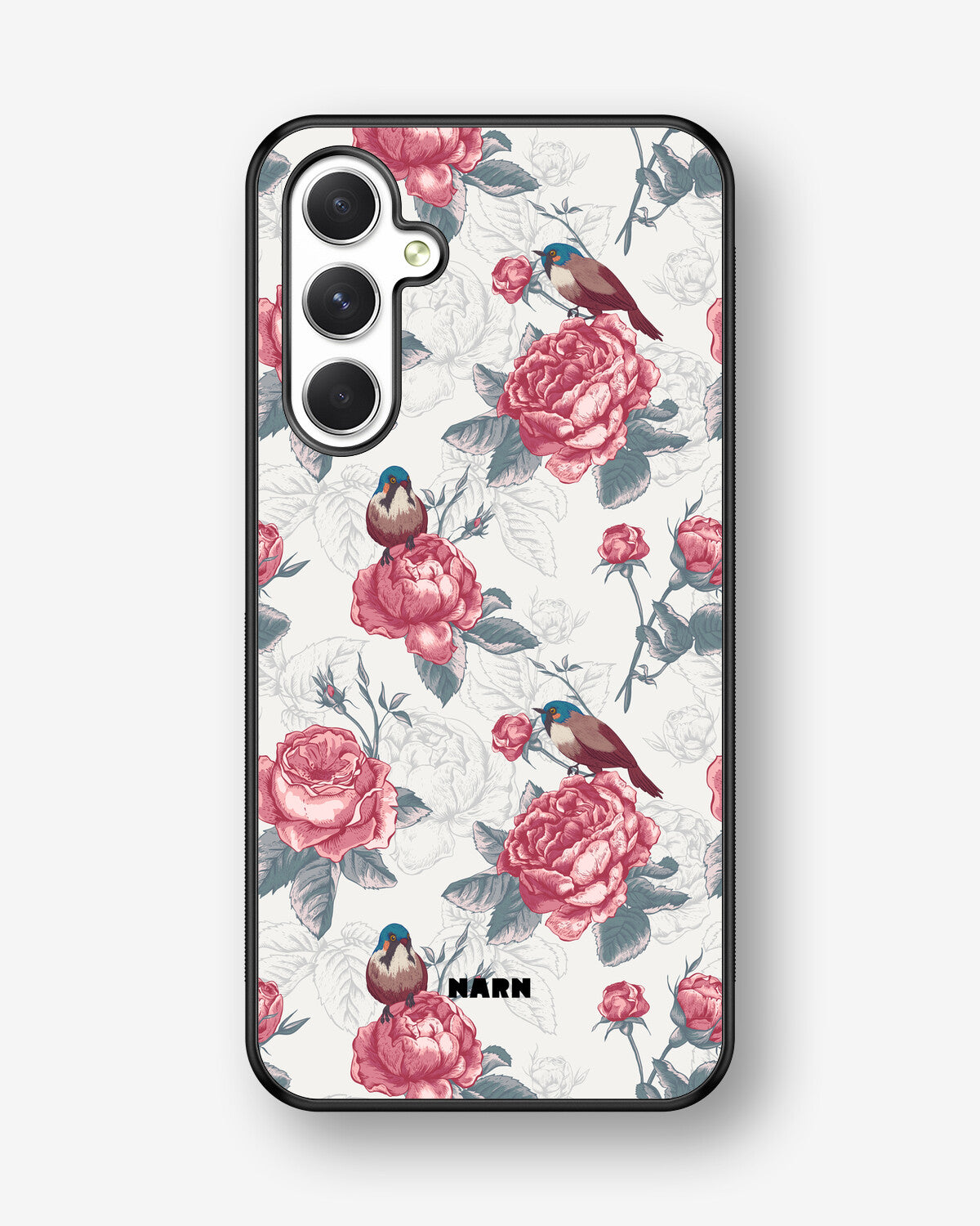 Samsung Galaxy A54 5G Hard Case – Birds Among Roses - View 1