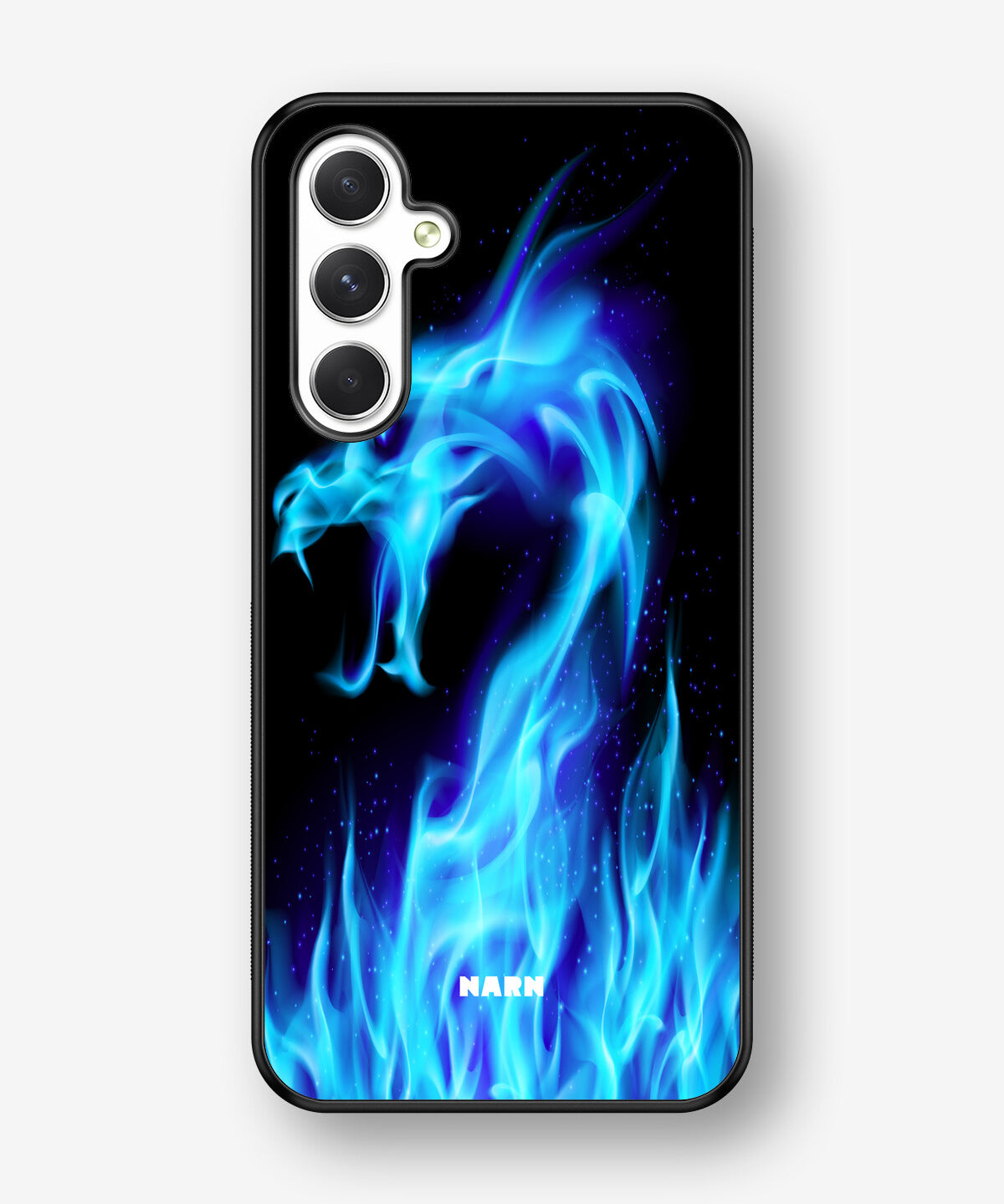 Samsung Galaxy A54 5G Hard Case – Blue Flames Dragon - View 1