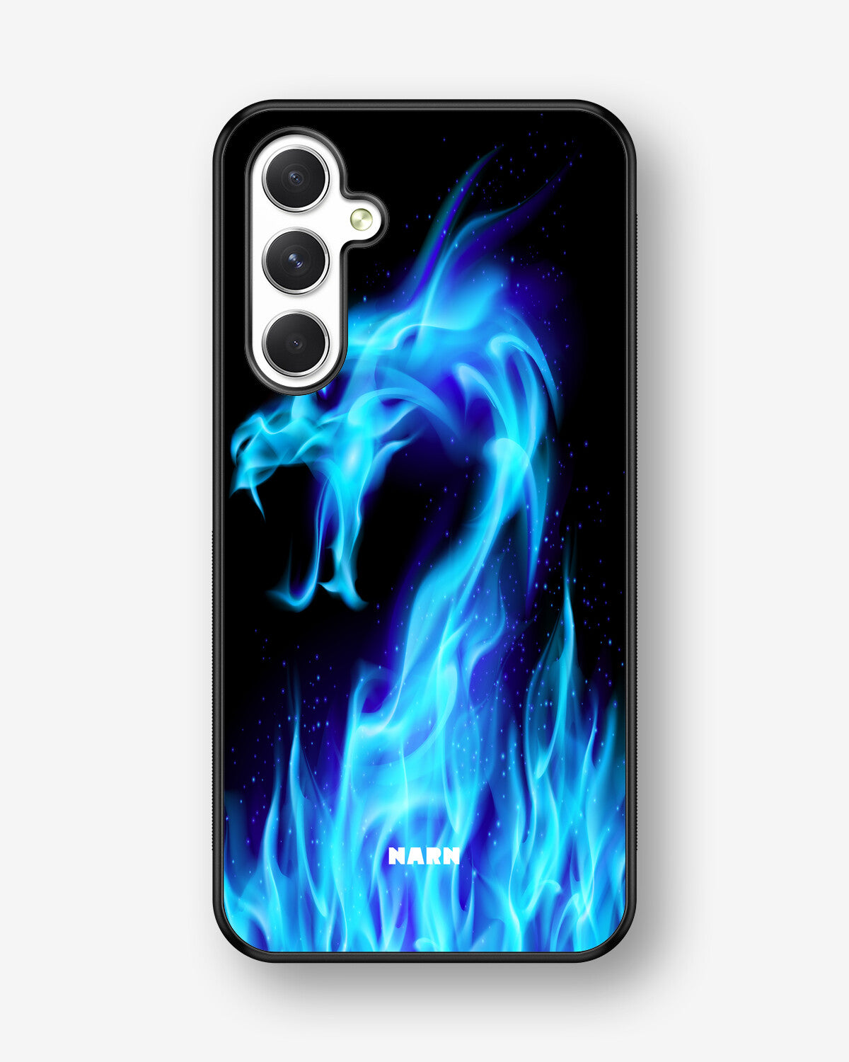 Samsung Galaxy A54 5G Hard Case – Blue Flames Dragon - View 1