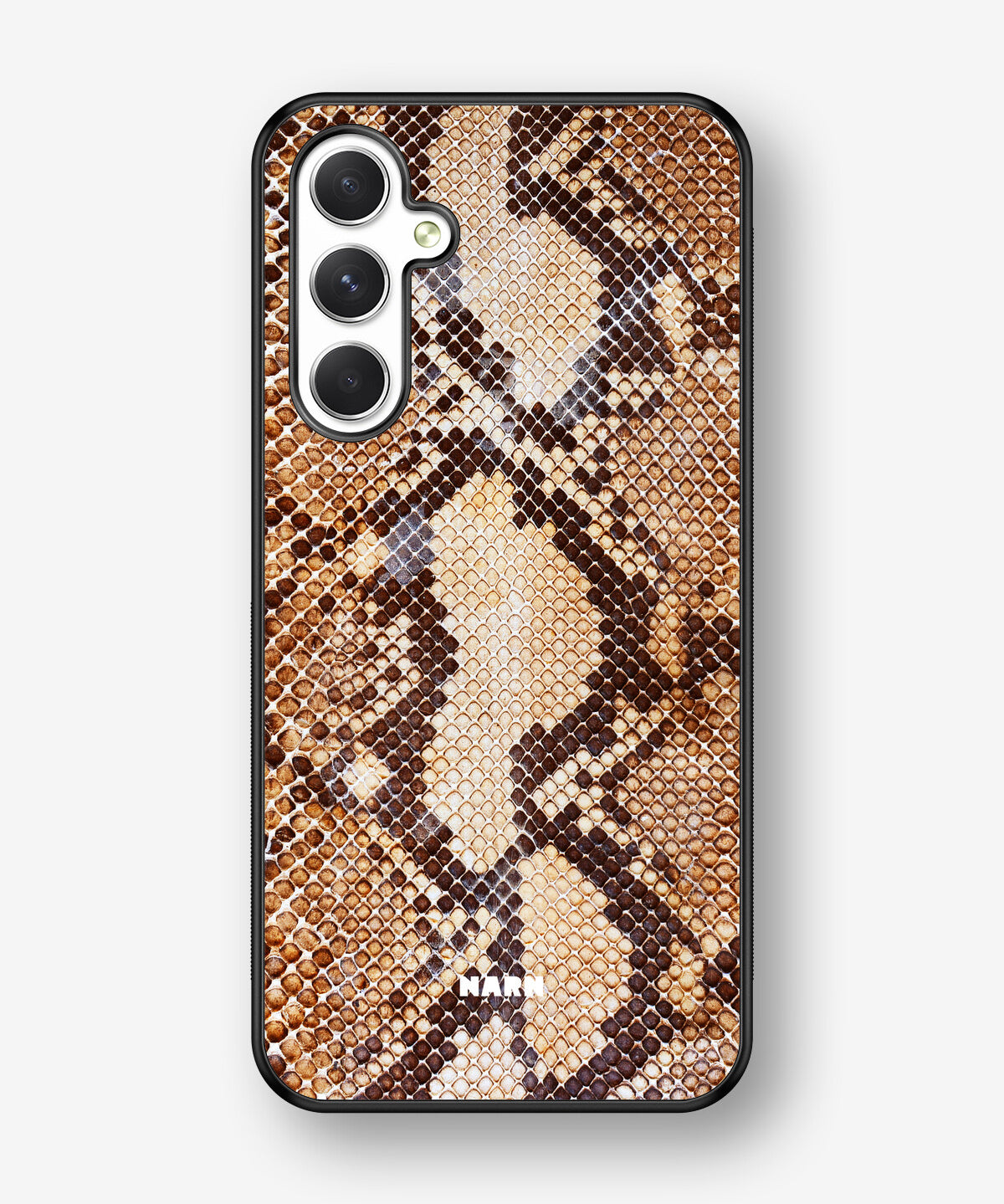 Samsung Galaxy A54 5G Hard Case – Brown Snakeskin - View 1