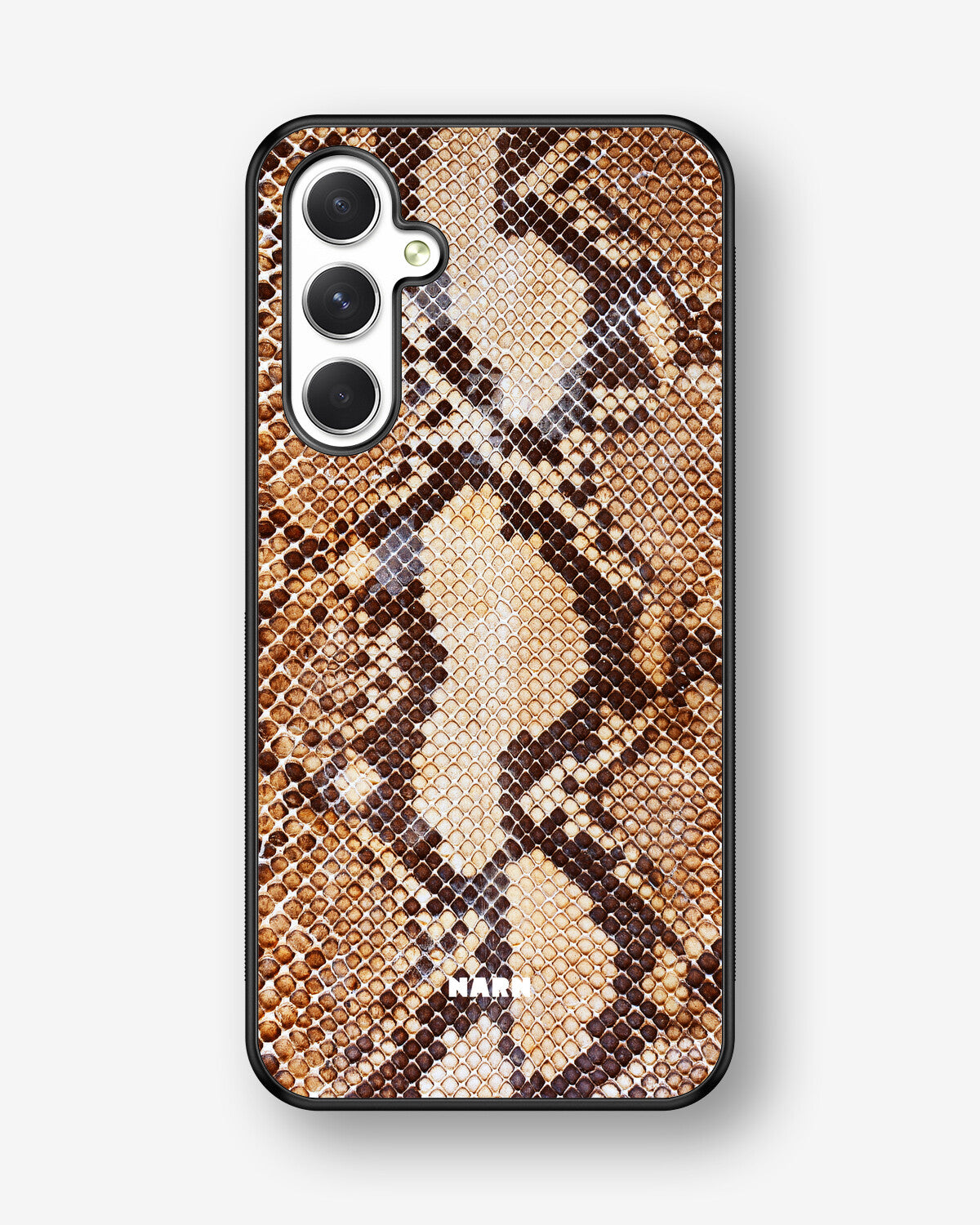 Samsung Galaxy A54 5G Hard Case – Brown Snakeskin - View 1
