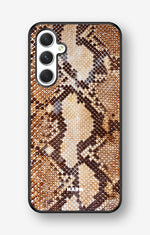Samsung Galaxy A54 5G Hard Case – Brown Snakeskin - View 1