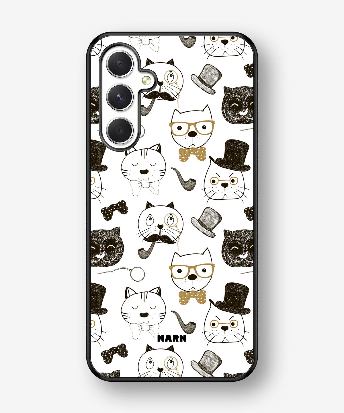 Samsung Galaxy A54 5G Hard Case – Cartoon Cats - View 1