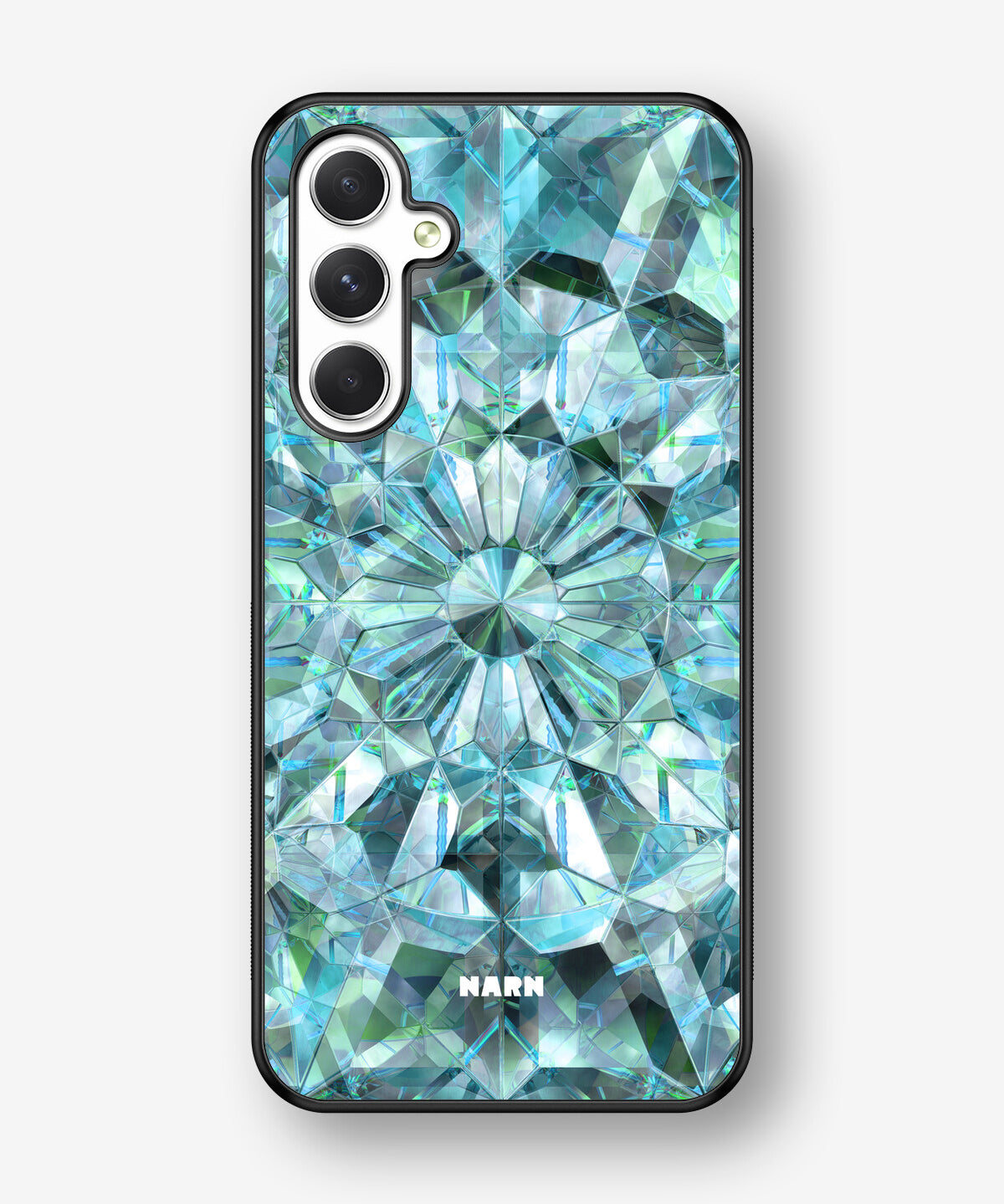 Samsung Galaxy A54 5G Hard Case – Green Crystals - View 1