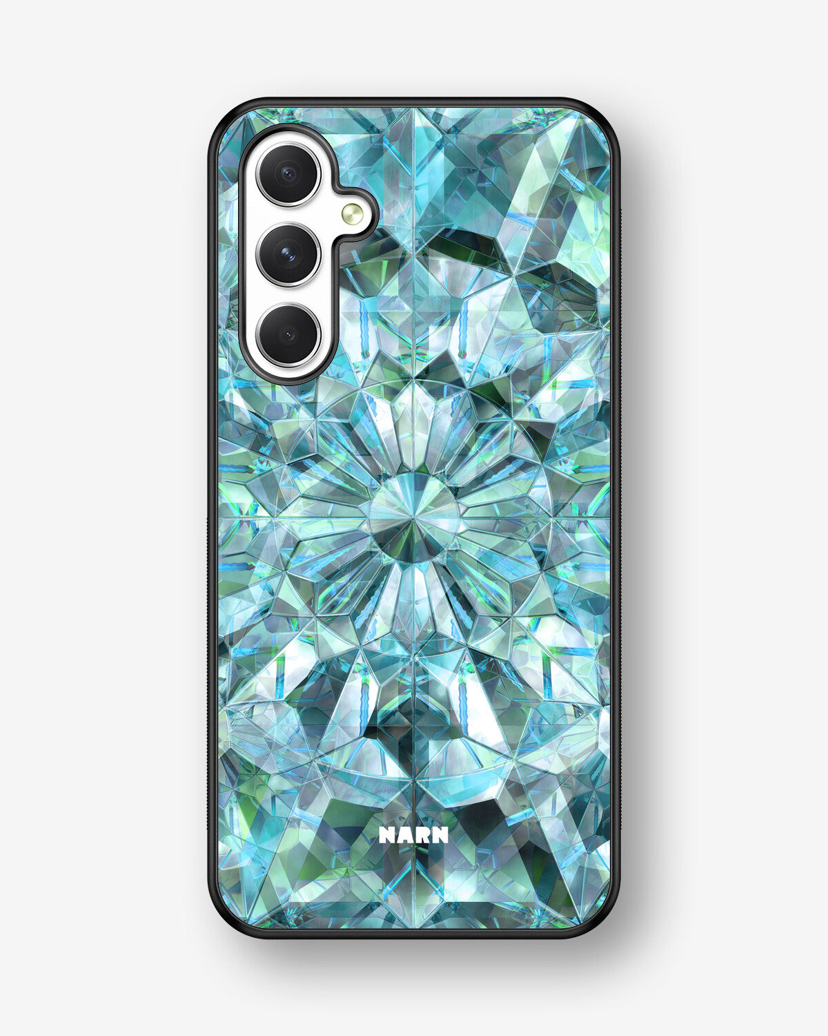 Samsung Galaxy A54 5G Hard Case – Green Crystals - View 1