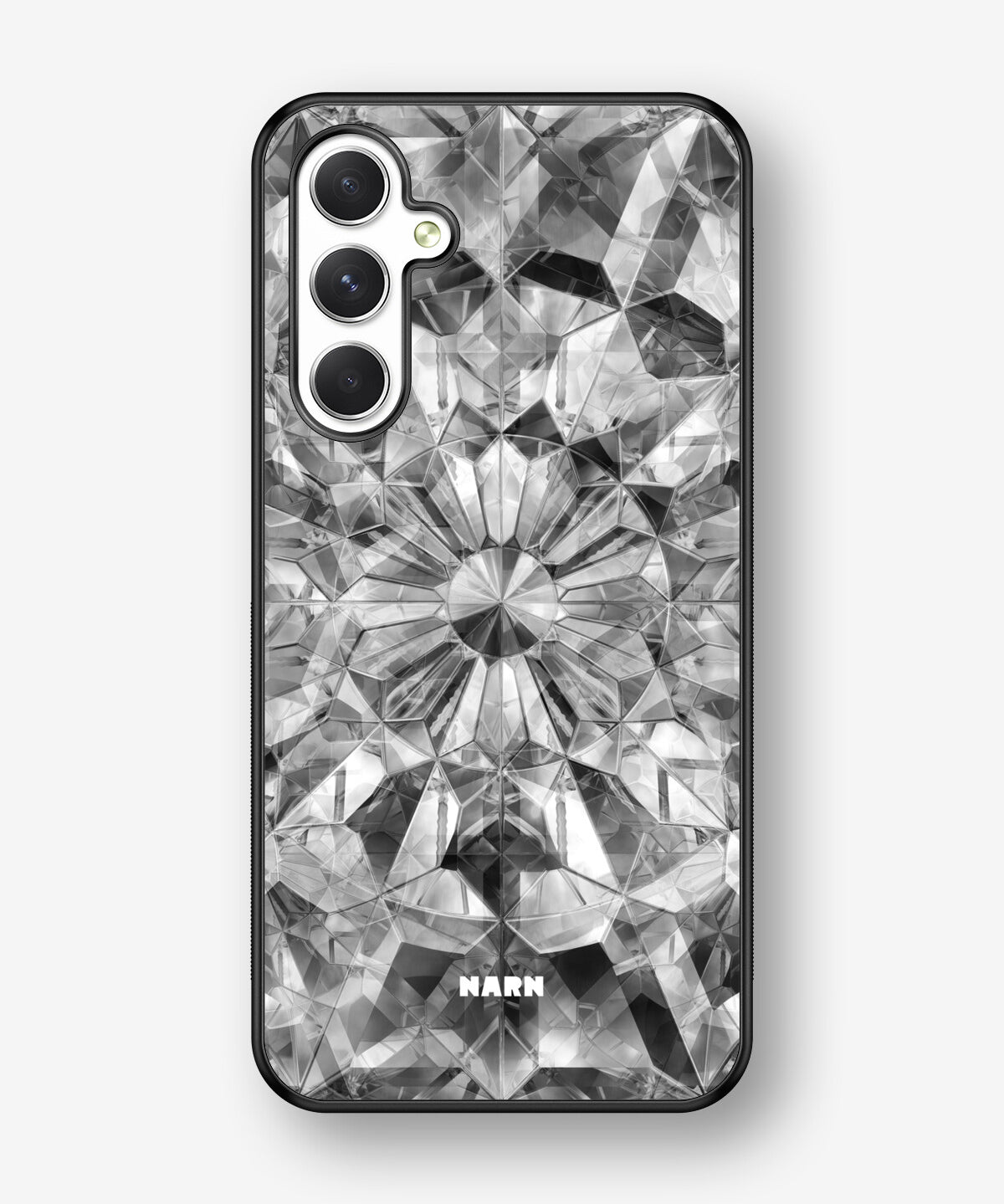 Samsung Galaxy A54 5G Hard Case – Grey Crystals - View 1