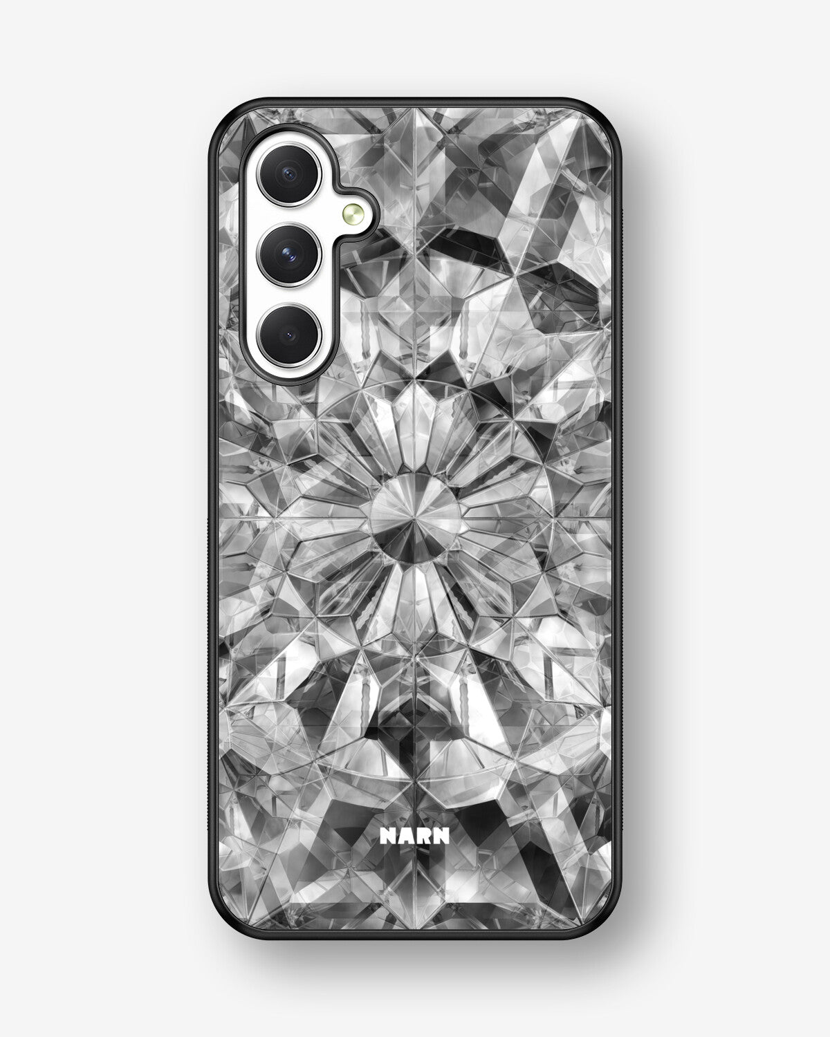 Samsung Galaxy A54 5G Hard Case – Grey Crystals - View 1